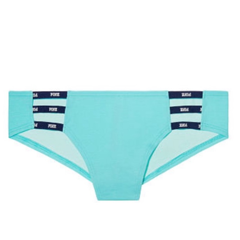 New Victoria’s Secret PINK Mini Logo Strappy Cheekies Panties - XSmall